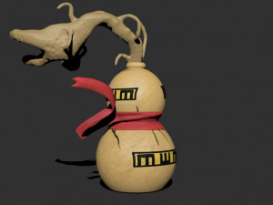 gaaras pitcher from naruto anime 3D Принт Модель