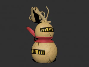 gaaras pitcher from naruto anime 3D Print Model