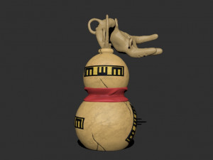 gaaras pitcher from naruto anime 3D Принт Модель