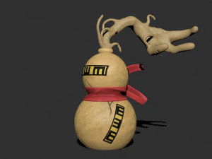 gaaras pitcher from naruto anime 3D Print Model