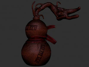 gaaras pitcher from naruto anime 3D Print Model