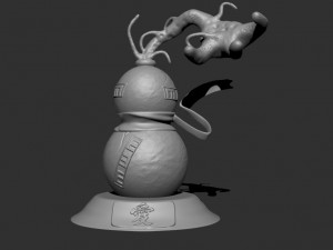 gaaras pitcher from naruto anime 3D Принт Модель