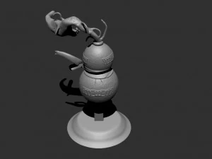 gaaras pitcher from naruto anime 3D Print Model