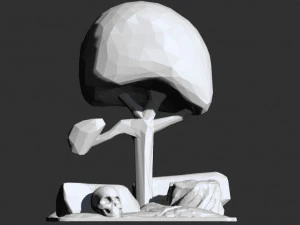 low poly scene 3D Print Model