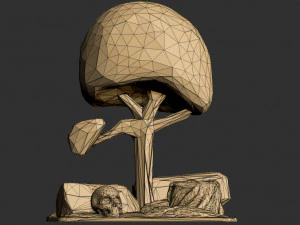 low poly scene 3D Print Model