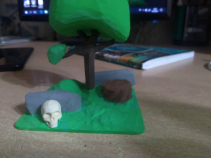 low poly scene 3D प्रिंट मॉडल