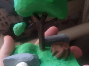 low poly scene 3D प्रिंट मॉडल