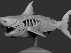 zombie shark 3D Print Model