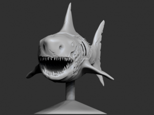 zombie shark 3D printmodel