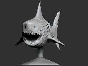 zombie shark 3D Print Model