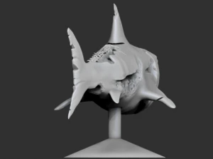 zombie shark 3D Print Model