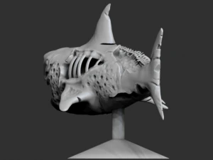 zombie shark 3D Print Model