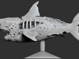 zombie shark 3D Print Model