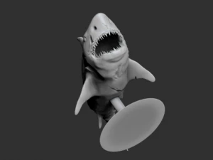 zombie shark 3D Print Model