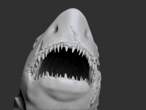 zombie shark 3D printmodel
