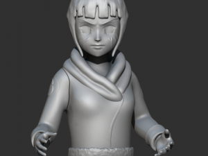 hinata hyuga from naruto anime 3D Принт Модель