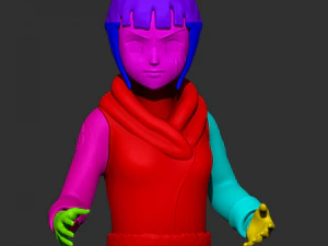hinata hyuga del anime naruto Modelo de impresión 3D