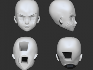 hinata hyuga from naruto anime 3D Принт Модель