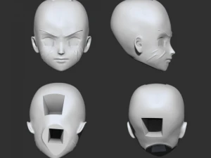hinata hyuga del anime naruto Modelo de impresión 3D