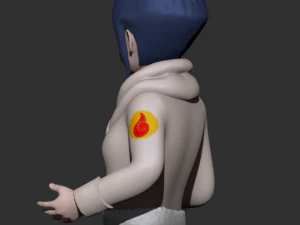 hinata hyuga del anime naruto Modelo de impresión 3D
