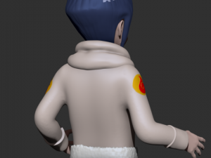 hinata hyuga from naruto anime 3D Принт Модель