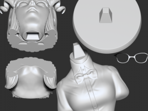 demon girl 3D Принт Модель