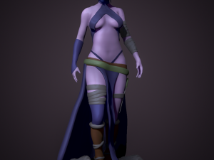 elf girl 3Dプリントモデル