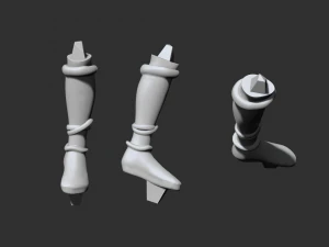 fille elfe Modèles 3D en vedette