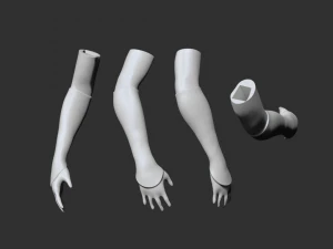 fille elfe Modèles 3D en vedette