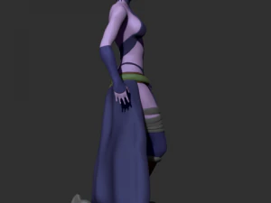 fille elfe Modèles 3D en vedette