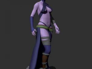 fille elfe Modèles 3D en vedette