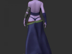 fille elfe Modèles 3D en vedette