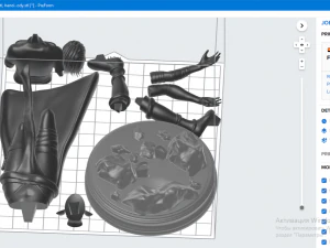 fille elfe Modèles 3D en vedette