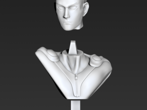bust of saitama from one-punch man Modelo de Impressão 3D
