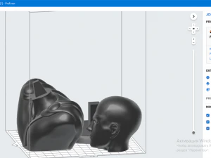 bust of saitama from one-punch man 3D Print Model