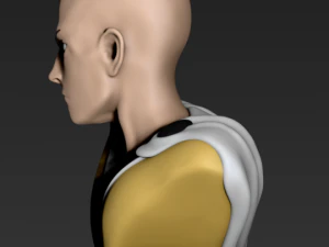 bust of saitama from one-punch man 3D Print Model