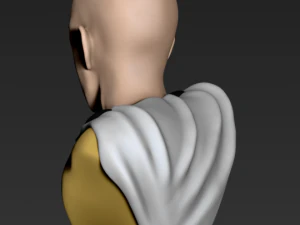 bust of saitama from one-punch man 3D Print Model