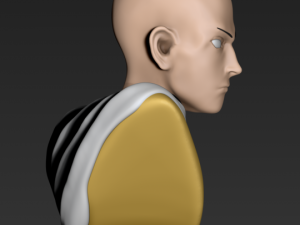 bust of saitama from one-punch man Modelo de Impressão 3D