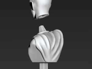 bust of saitama from one-punch man 3D Print Model