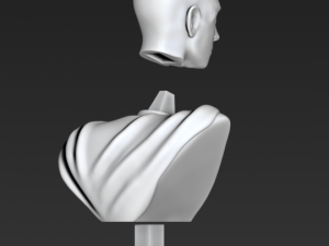 bust of saitama from one-punch man Modelo de Impressão 3D