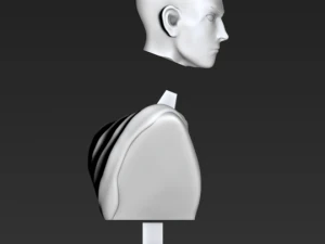 bust of saitama from one-punch man 3D Print Model