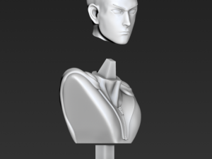 bust of saitama from one-punch man Modelo de Impressão 3D