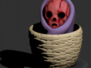demon child 3D-Druckmodell