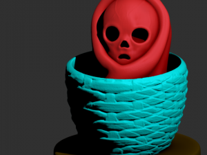 demon child 3D-Druckmodell