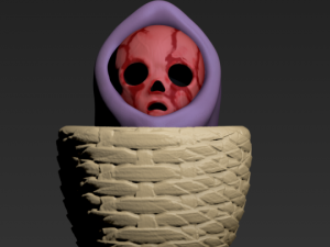 demon child 3D-Druckmodell