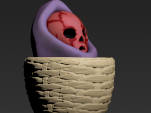 demon child 3D-Druckmodell