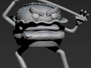 samurai burger 3D Print Model