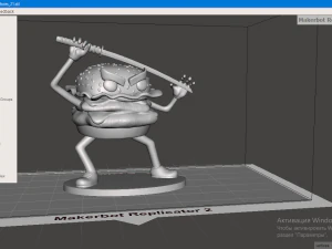 samurai burger 3D Print Model