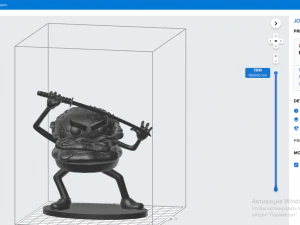 samurai burger 3D Print Model