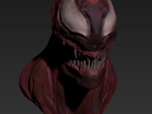 carnage bust 3D प्रिंट मॉडल